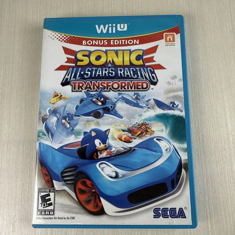 Sonic & All-Stars Racing Transformed (Nintendo Wii U, 2012)